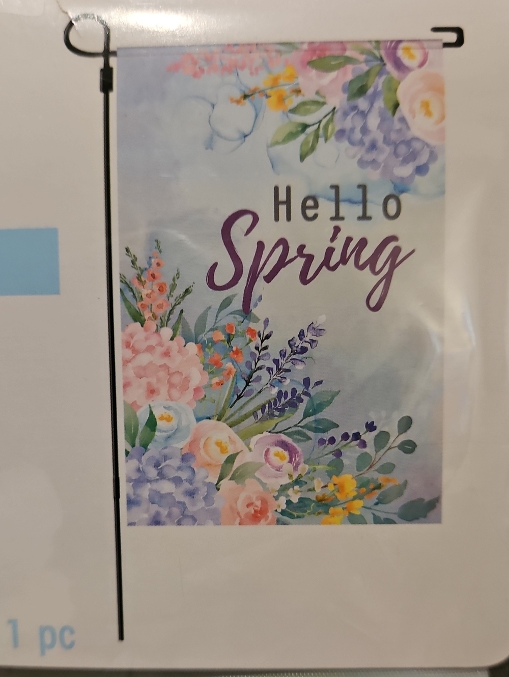 Hello Spring Garden Flag - Picture 2 of 2